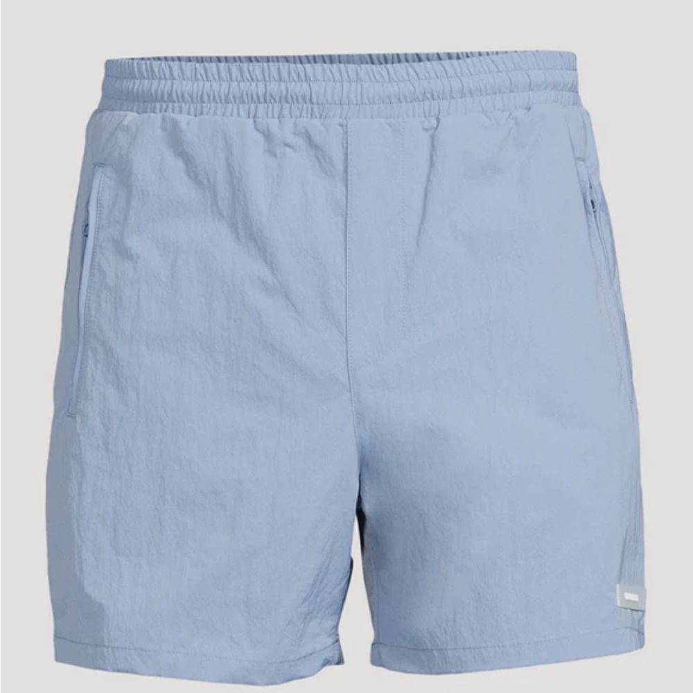 HELMUT LANG MEN'S AIRY LOGO POLYAMIDE-BLEND SWIM SHORTS